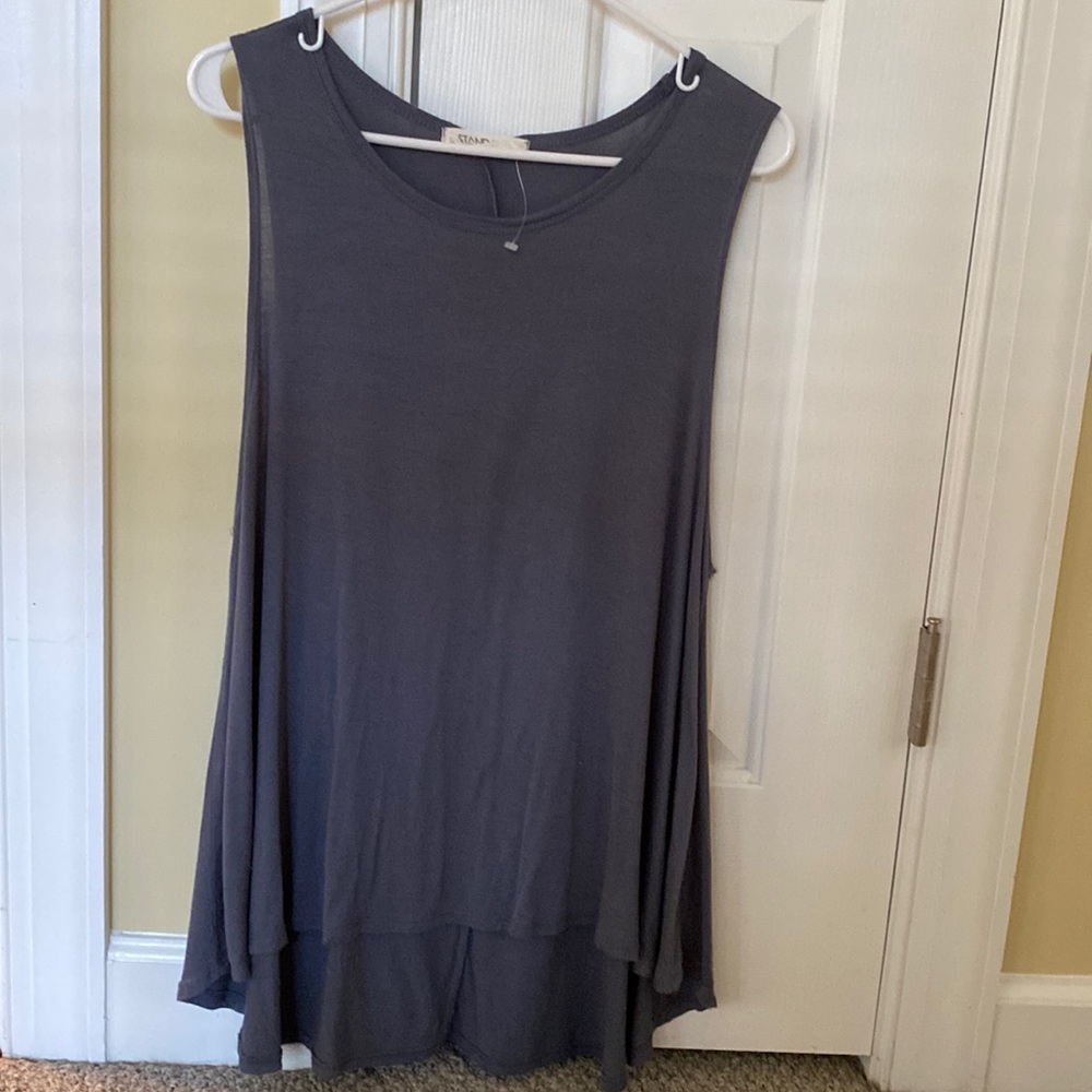 Long Blue Top